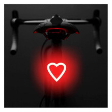 (Love) High Brightness LED Bike Tail Light Multi-modes Adjustables Riding Light Bike Accessories