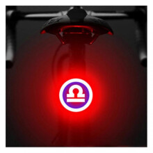 (Scales) High Brightness LED Bike Tail Light Multi-modes Adjustables Riding Light Bike Accessories