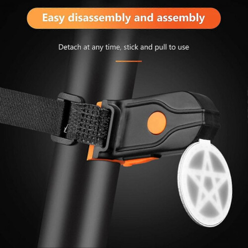 (Virgo) High Brightness LED Bike Tail Light Multi-modes Adjustables Riding Light Bike Accessories 2