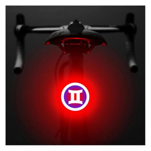 (Twins) High Brightness LED Bike Tail Light Multi-modes Adjustables Riding Light Bike Accessories