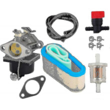 Carburetor Kit with Air Filter, Shut-off Valve, and Fuel Filter - Tecumseh OHV125, OHV130, OHV135
