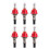 6 Pcs Underfloor Heating Manifold Flow Meter, Visual Flow Monitoring Regulator for Underfloor Heati 1