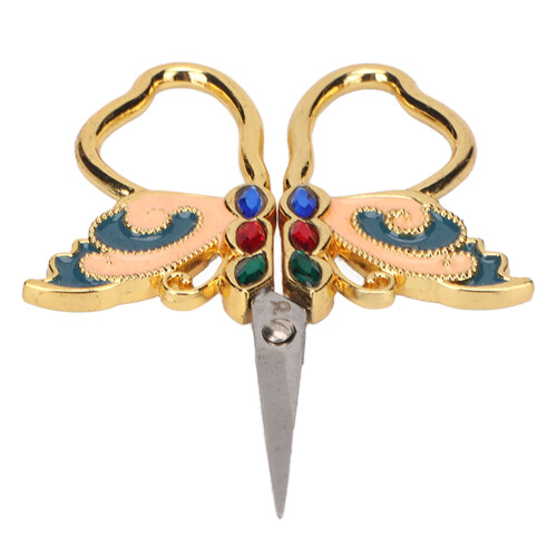 Sewing Embroidery Scissors Stainless Steel Retro 2