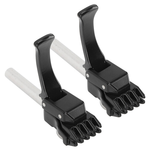 1Pair Black Badminton Stringing Clamp Tennis 1