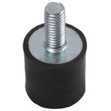 4pcs M5 Male Female Anti Vibration Rubber Mounts Isolators 15mm x 15mm jn