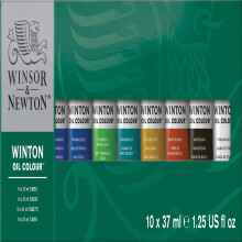 Winsor & Newton Winton lfarben-Starter-Set, 10 x 37-ml-Tuben, 1,25 Fl Oz (10er-Pack)