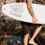 Pack of 3 Surfboard Traction Pad, Deck Handle, NonSlip Pad, Surf Accessories White 4