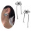 Silver Color Heart Stud Earrings Simple Female Bowknot Earrings Exquisite 2