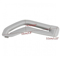 For S60 S80 V70 Xc90 Left Belt Retractor Guide Ring Belt Selector Gate Belt Cover Gray 39966529 Y