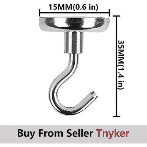 12pcs Magnetic Hooks, Extra Strong Magnet,for Ceiling Tw 1