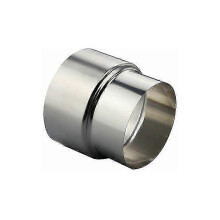 Stainless Steel Stove Pipe Reducer Tube Connector Chimney Duct Liner Adapter - 80mm / 60mm1 pcs