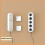 Magnetic Remote Control Holder Wall Mount, 5Pcs Remote Control Organizers Self-Adhesive TV Remote Control Rack(White) 17