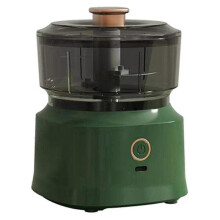 Electric Garlic Puree Grinder, Food Chopper, Meat Grinder, Mini Press, Vegetable Cutting Tool Dark Green