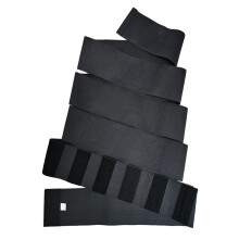 Extra Wide Belt Gym Webbing Elastic Elastic Abdominal Belt Waist Trainer for Women Plus Size for Belly, black