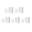Magnetic Remote Control Holder Wall Mount, 5Pcs Remote Control Organizers Self-Adhesive TV Remote Control Rack(White) 1