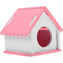 Animal Hut Guinea Pig Hideout PVC Material House for Pet Shelter Indoor Use 4.13.73.3in Playing 1Pack