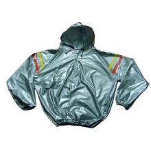 (M, A) Sweat Suit PVC Sauna Suit Fitness Suit Thick 0 1mm Sweat Suit for Men and Women