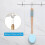 Back Lotion Applicator with Long Handle & 4 Replaceable Pads 2
