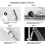 Led Shower Head High Turbo Pressure 7 Colors Lights Temperature Sensor Bath Sprinkler 4