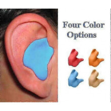 NRR 26 Reusable Custom Molded Earplugs with 4 Colors - Secure Fit Hearing Protection for Noise Reduction