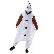 (XL) Olaf Onesie Pajamas Men Women One-Piece Unisex Homewear Halloween Christmas Cosplay Costume