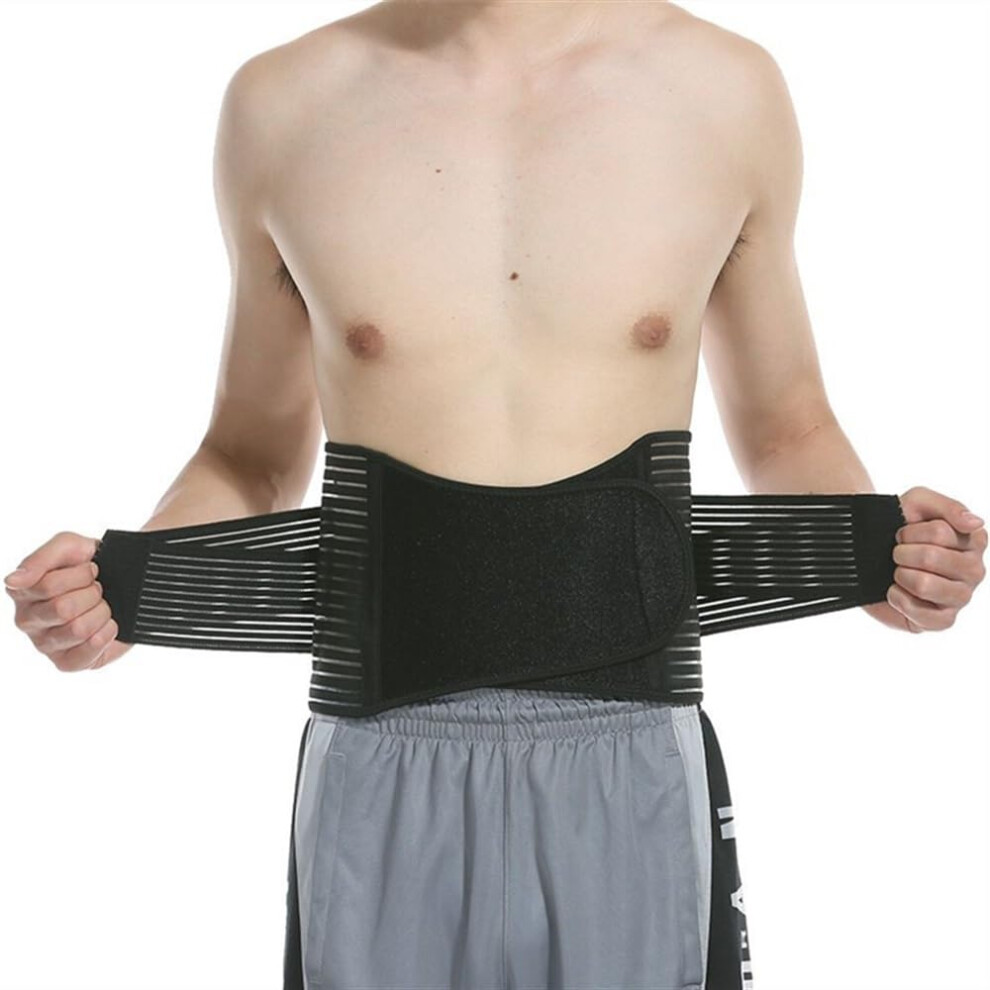 Adjustable waist trainer support belt for lower back spine brace orthopedic corset breathable lumbar support