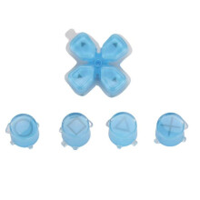 (Blue) D-pad Move Action Dpad For Key Abxy X Buttons Set Repair Part Replacement Forps