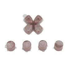 (Brown) D-pad Move Action Dpad For Key Abxy X Buttons Set Repair Part Replacement Forps