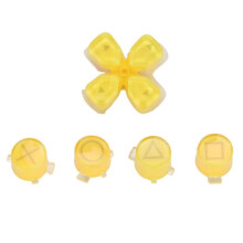 (Yellow) D-pad Move Action Dpad For Key Abxy X Buttons Set Repair Part Replacement Forps