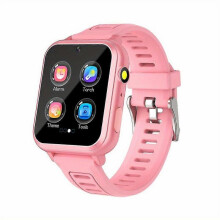 (Pink) Smart Watch Childrens Smart Multifunction Watch Game Pedometer Music Film And Television Flashlight