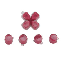 (Red) D-pad Move Action Dpad For Key Abxy X Buttons Set Repair Part Replacement Forps