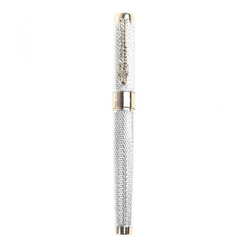 (Silver) Classic Jinhao 1200 Complete Roller Ball Pen Dragon Clip 2