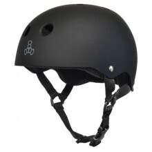 Triple 8 Braaver Sweatsaver Helmet Carbon Rubber S