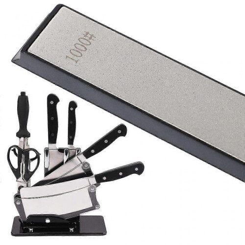 1000 Grit Angle Apex Edge Diamond Knife Sharpener Whetstone Sharpening Stone 1