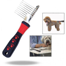 Pet Dematting Comb,detangling Matted Or Knotted Undercoat Hair Grooming Tw