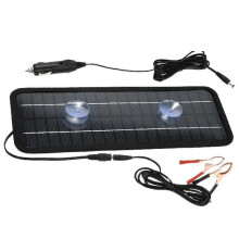 Car Solar Charging Station Photovoltaic Power Generation Panel 5W 18V DC Output Monocrystalline Silicon Panel