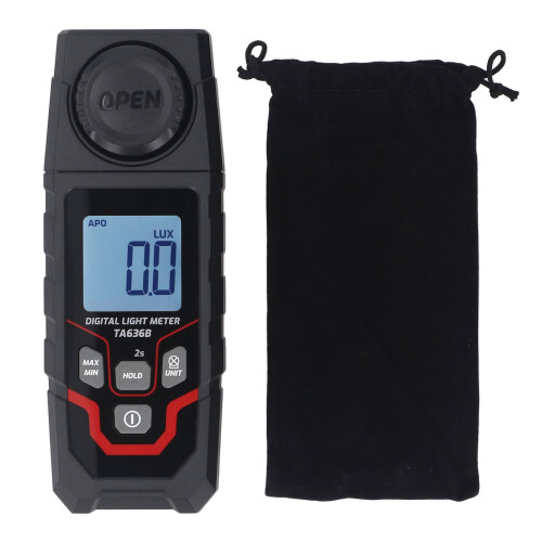 Bluetooth Light Meter 200,000LX Range, High Precision Digital Illuminance Tester 1