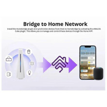 IHost Smart Home Hub AIBridge Zigbee 3.0 Gateway Matter Private Local Server for Wi-Fi LAN Devices Open API(2GB)