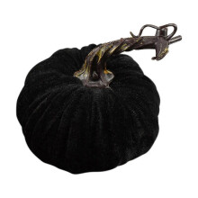 (One Size, C) 1 Pc Velvet Pumpkins Decor Super Soft Stuffed With Exquisite Holiday Ornaments FLY5768