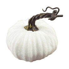 (One Size, A) 1 Pc Velvet Pumpkins Decor Super Soft Stuffed With Exquisite Holiday Ornaments FLY5768