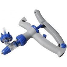 Animal Syringe Injector, 2mlautomatic Continuous Syringe for Chicken Duck Pig Cow Sheep Veterinary Tool ( No Oil, No Needle)