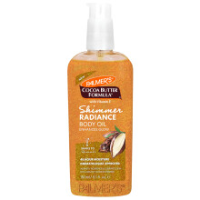 Palmer's Cocoa Butter Formula Shimmer Body Oil mit Vitamin E, 145 ml, Radiance Body Oil fr strahlende Haut, verstrkt dunkle Tne und Brune, sp