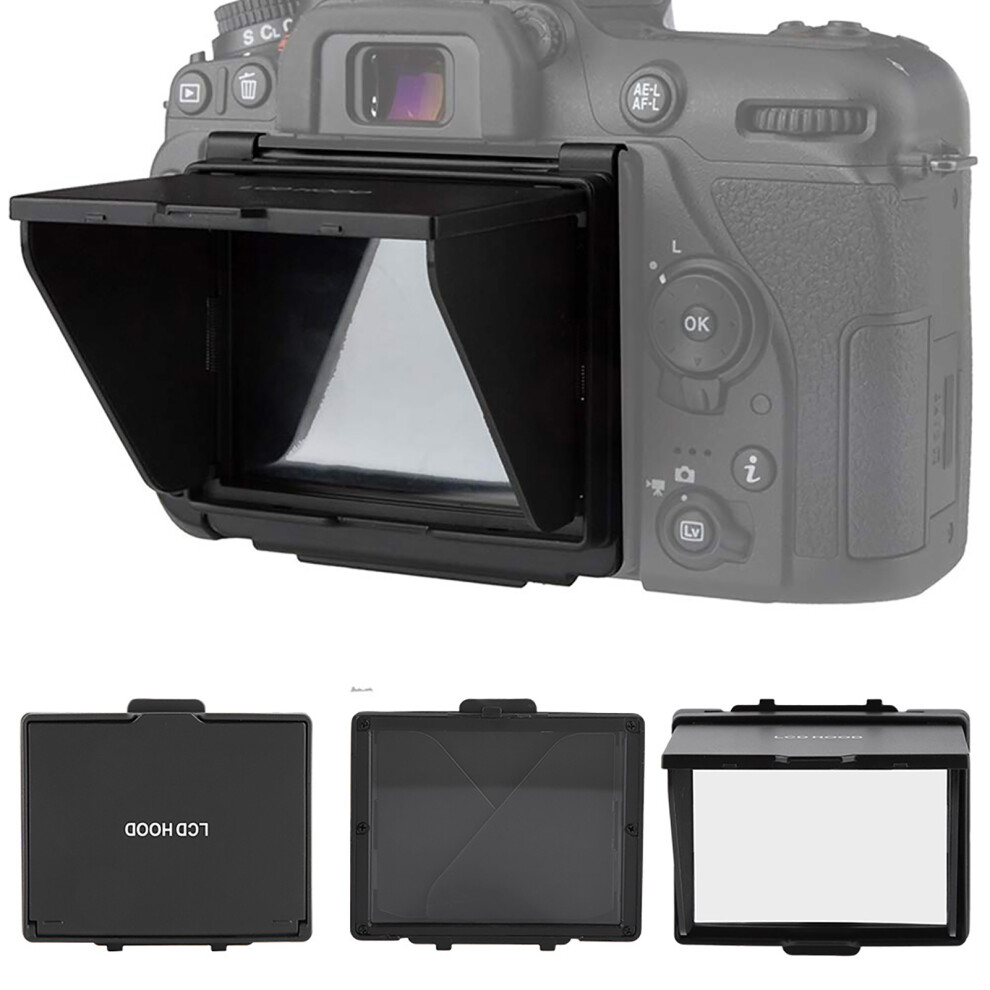Durable Lcd Monitor Sunshade For Nikon D7500 - Lightweight & Portable Design 8411330145255