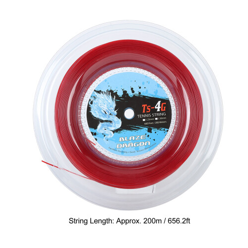 TS 4G 200m Reel Tennis String Line Polyester