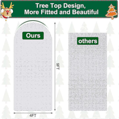 (9FT x 4FT) 9 X 4ft Upright Christmas Tree Storage Bag - Adjustable Christmas Tree Storage Covers - Non-woven Kb Tw 1