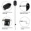 Sofa Chair Recliner Release Pull Handle Replacement Parts with Cable Metal Couch Style Pull Chair Release Handle Tw 2