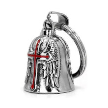 (Red) GuardiansWing Luck Bells Hanger Motorbike Bells Decoration Accessories