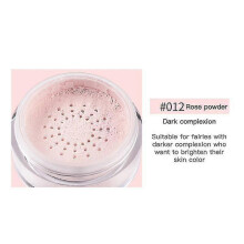 (02 Rose) Moisturizing Face Loose Powder Mineral 3 Colors Waterproof Matte Setting Finish Makeup Oil-control Professional Women's Cosmetic
