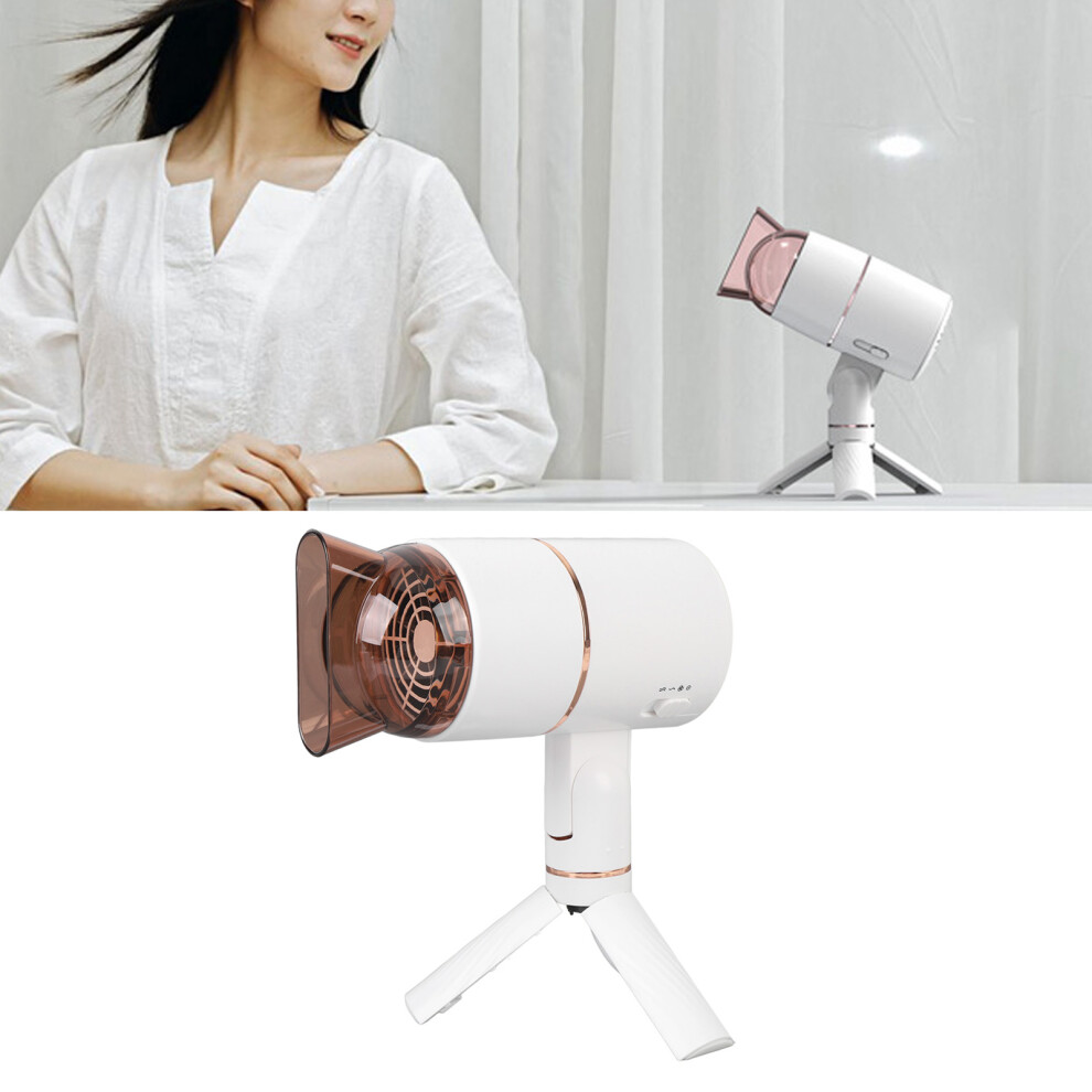 Ionic Foldable Hair Dryer 110V with 3 Heat Settings and Tripod Stand
