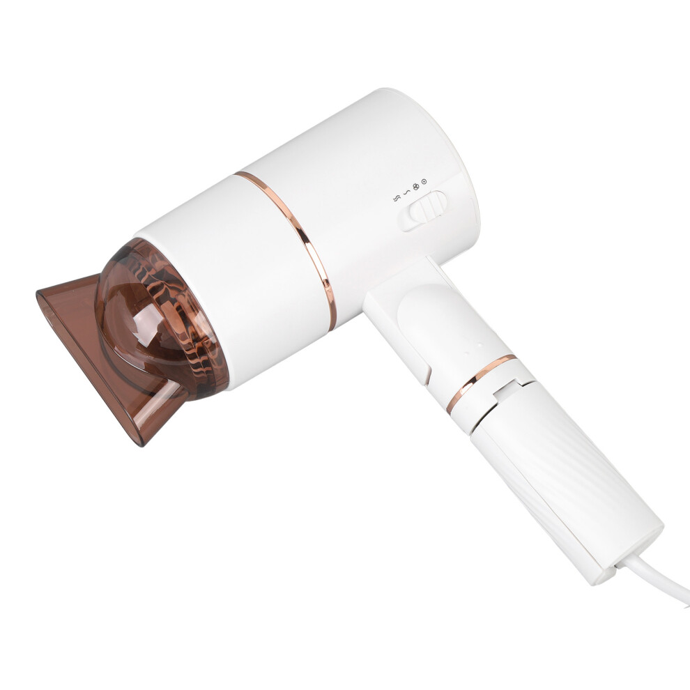 Fast Dry Ionic Hair Dryer 220V with Foldable Handle, 3 Heat Settings